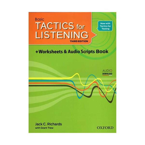کتاب Tactics for Listening 3rd Basic اثر Jack C. Richards انتشارات oxford
