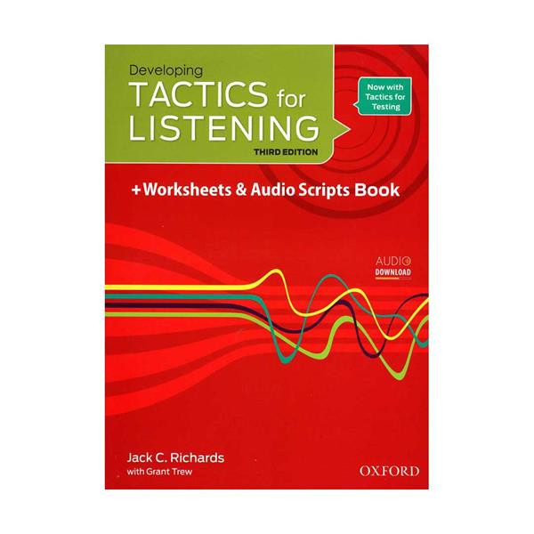 کتاب Developing TACTICS for LISTENING 3rd اثر Jack C. Richards انتشارات Oxford
