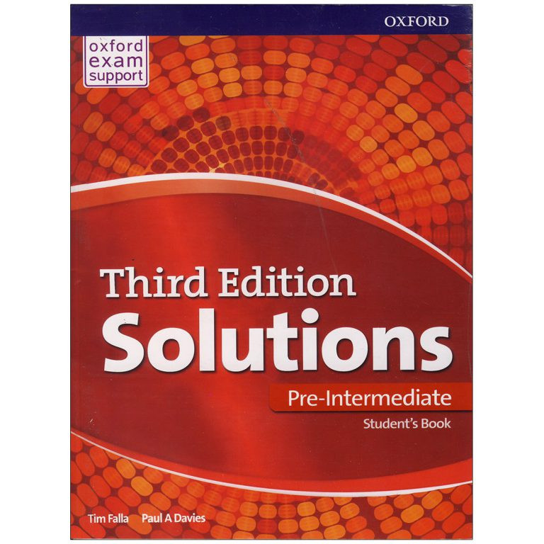کتاب Solutions 3rd Pre Intermediate اثر Tim Falla انتشارات Oxford