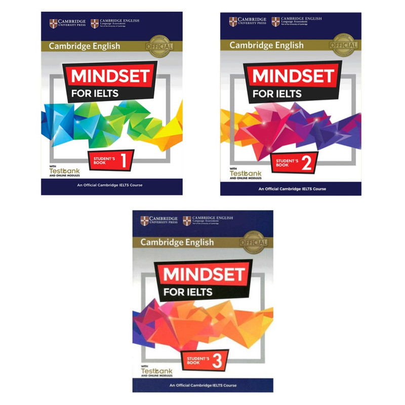 کتاب Cambridge English Mindset For IELTS اثر جمعی از نویسندگان انتشارات کمبریج 3 جلدی 