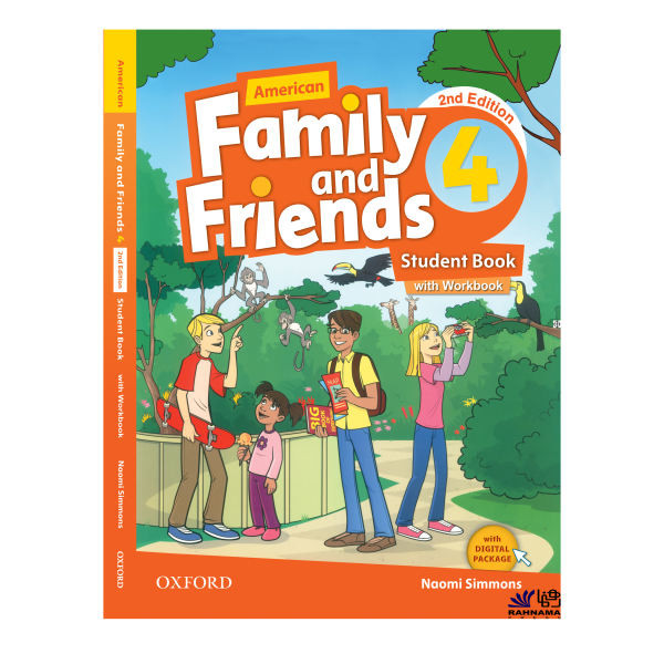 کتاب American family and friends 4 2nd edition اثر جمعی از نویسندگان انتشارات رهنما