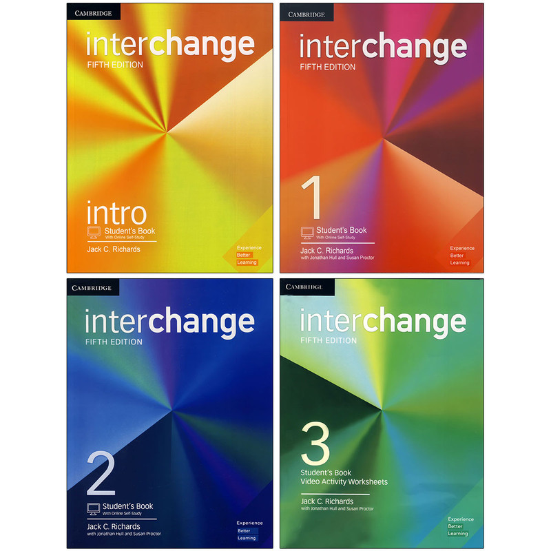 کتاب interchange 3rd اثر Jack C. Richards انتشارات کمبریج 4 جلدی