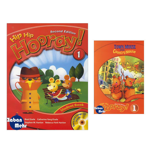 کتاب Hip Hip Hooray 1 Student Readers Book اثر جمعی از نویسندگان انتشارات زبان مهر 2 جلدی