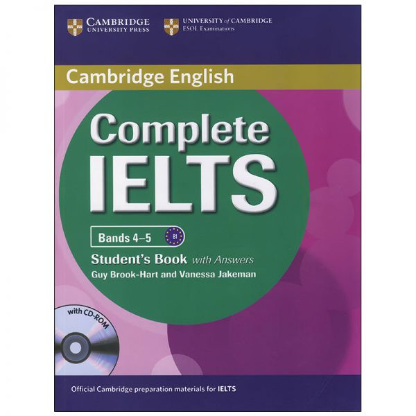 کتاب complete IELTS bands 4-5 اثر Guy Brook-Hart and Vanessa Jakeman انتشارات زبان مهر