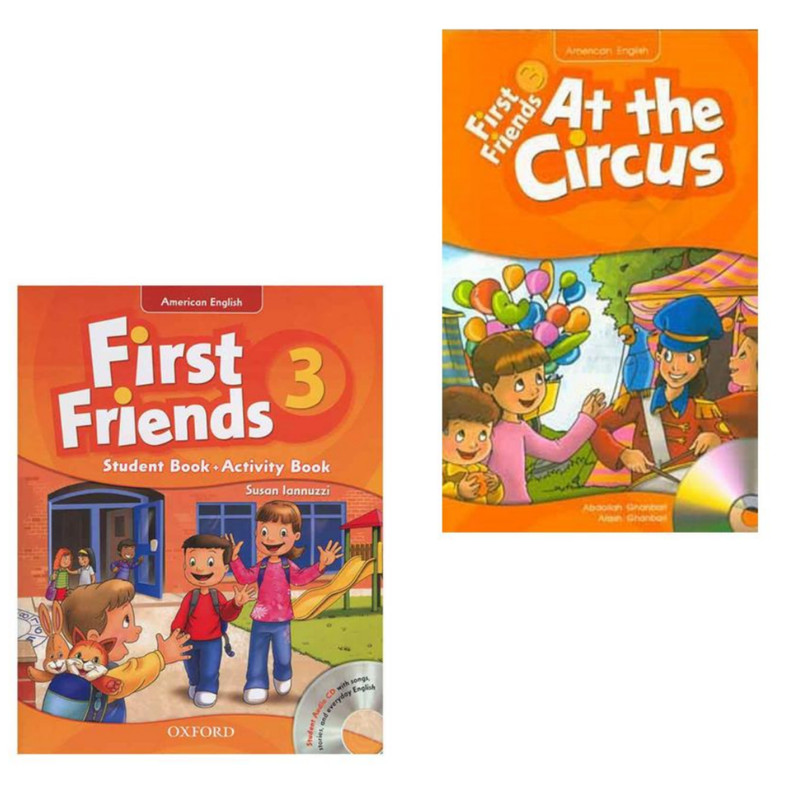 کتاب American First Friends 3 Packed اثر Susan Iannuzzi انتشارات Oxford دو جلدی