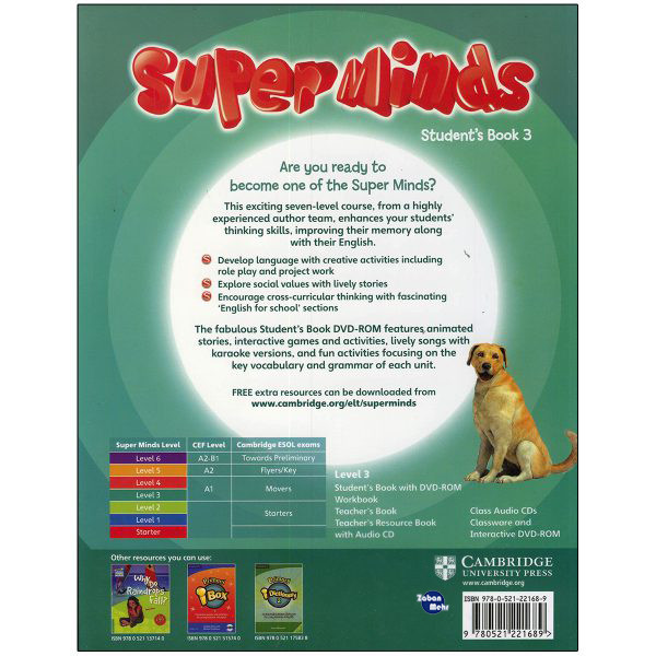 کتاب Super Minds 3 اثر جمعی از نویسندگان انتشارات زبان مهر