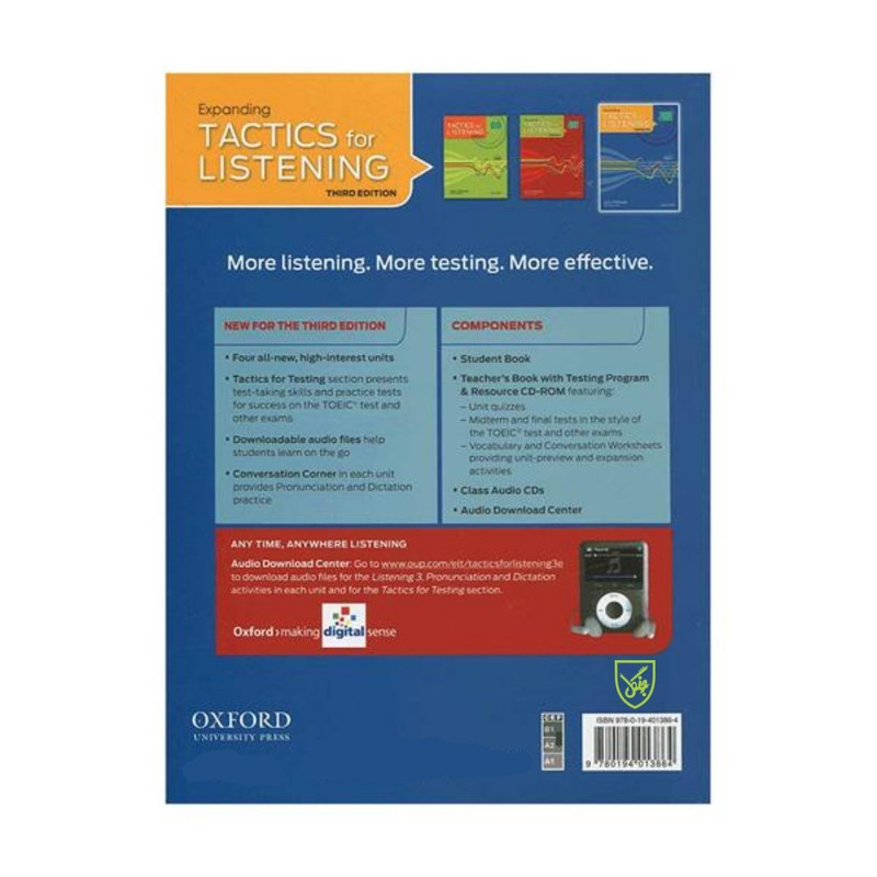کتاب Tactics for Listening 3rd expanding اثر Jack C. Richards انتشارات جنگل