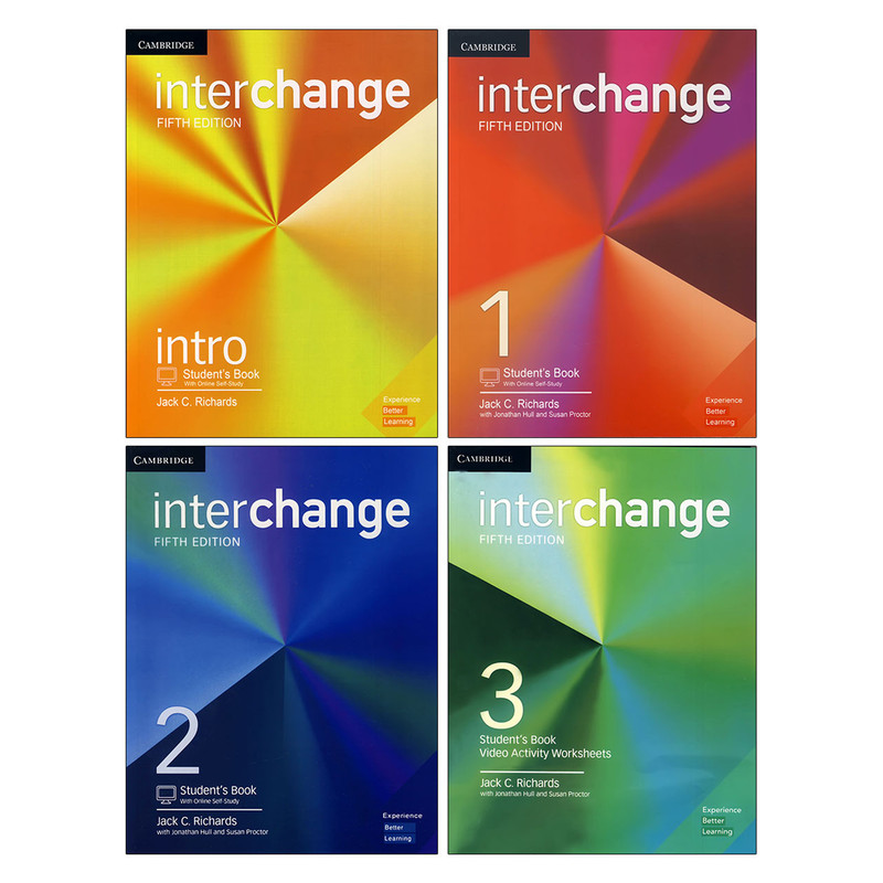 کتاب Interchange Fifth Edition اثر Jack C. Richards انتشارات هدف نوین 4 جلدی