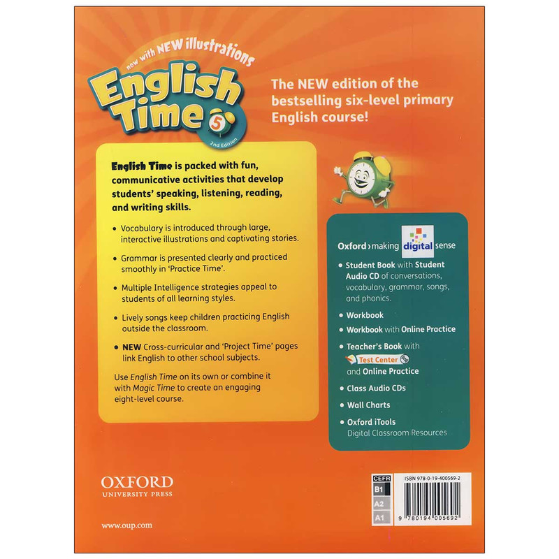 کتاب English Time 5اثر Susan River & Setsoko Toyama انتشارات اکسفورد