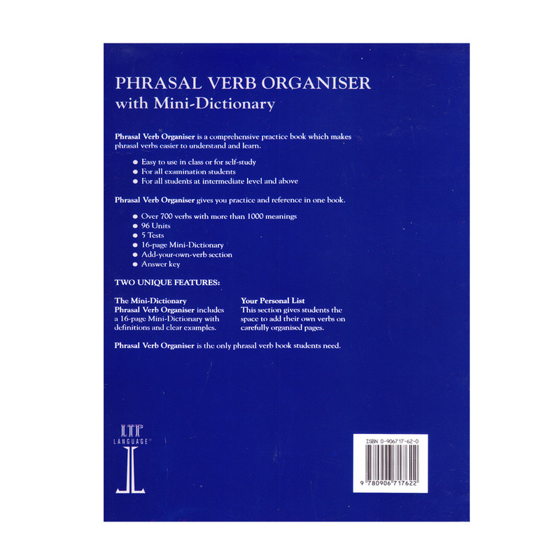 کتاب Phrasal Verb Organiser اثر John Flower انتشارات الوندپویان