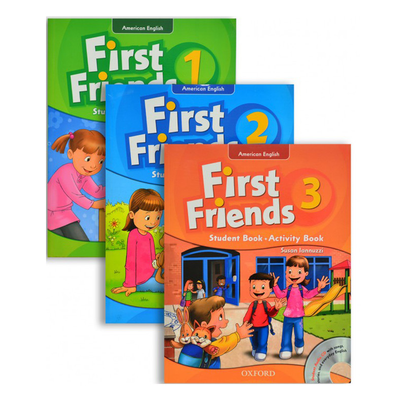 کتاب American First Friends 2nd اثر Susan lannuzzi انتشارات هدف نوین 3 جلدی