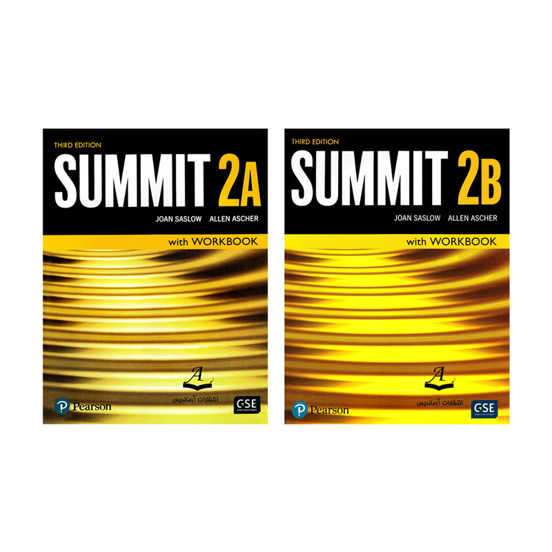 کتاب Summit 2 اثر Joan Saslow And Allen Ascher انتشارات آرماندیس دو جلدی