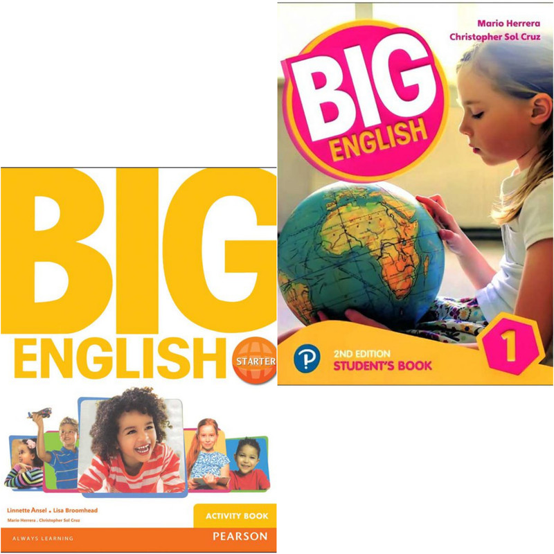  کتاب  Big English اثر جمعی از نویسندگان انتشارات Pearson دوجلدی