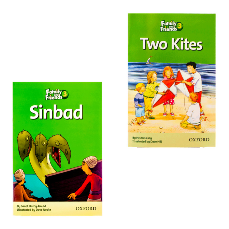 کتاب Family and Friends Readers 3 اثر Janet Hardy Gould انتشارات Oxford دو جلدی