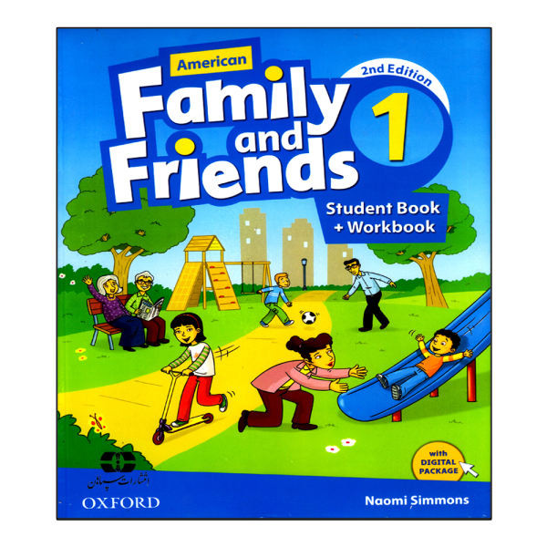 کتاب Family and friends 1 american اثر naomi simmons انتشارات oxfird