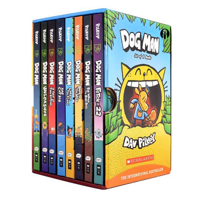 کتاب DOGMAN اثر Dav Pilkey انتشارات الوندپویان 10جلدی