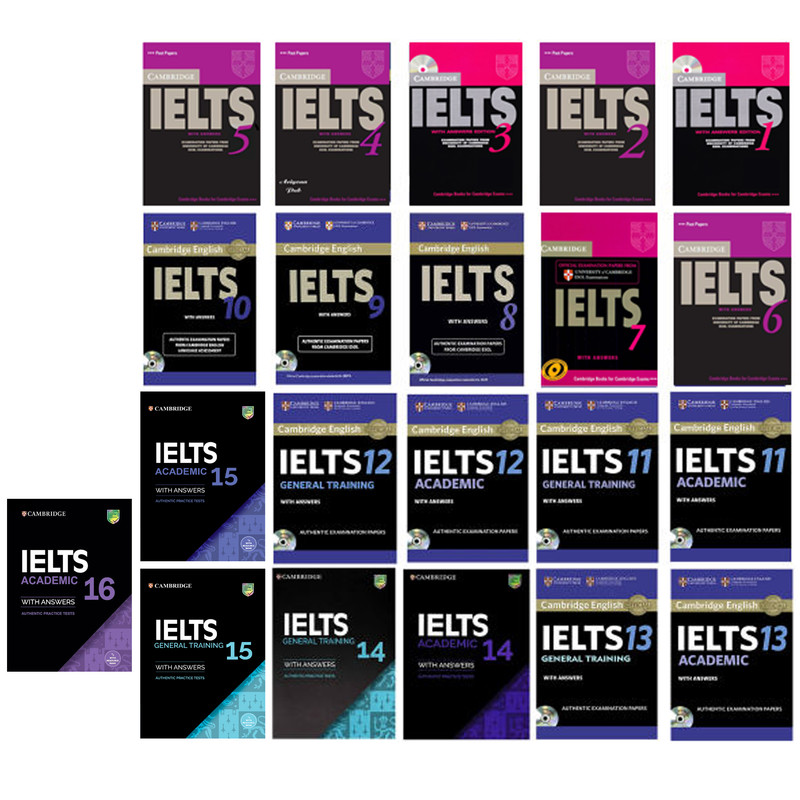  کتاب Cambridge IELTS General and Academic اثر جمعی از نویسندگان انتشارات آریونا 21 جلدی
