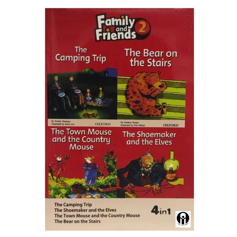 کتاب داستان  Family And Friends 2 Readers اثر جمعی از نویسندگان انتشارات الوندپویان