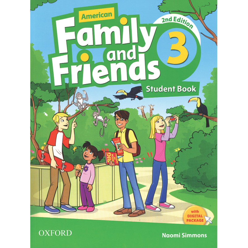 کتاب FAMILY AND FRIENDS 3 اثر NAOMI SIMMONS انتشارات OXFORD
