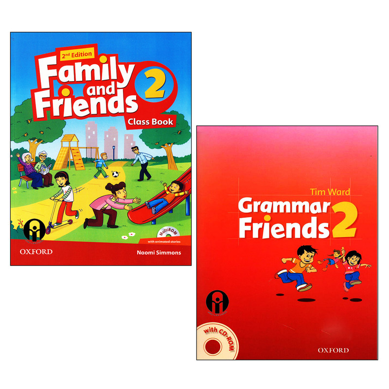 کتاب Family and Friends 2 اثر Naomi Simmons And Tim Ward انتشارات الوندپویان دو جلدی