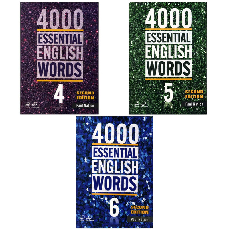 کتاب 4000Essential English Words 2nd اثر Paul Nation انتشارات Compass Publishing جلد 4تا6
