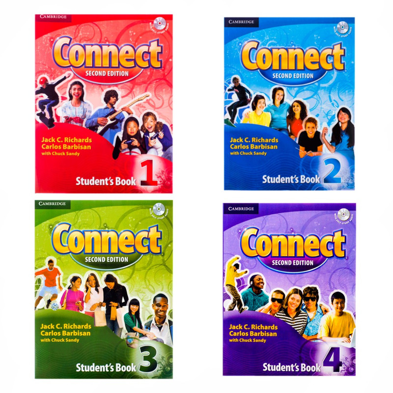 کتاب Connect 2nd اثر Jack C Richard and Carlos Barbisan انتشارات کمبریج 4 جلدی