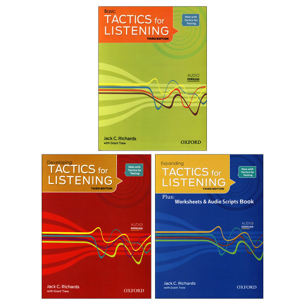 کتاب Tactics for Listening اثر Jack C. Richards نشر ابداع 3 جلدی