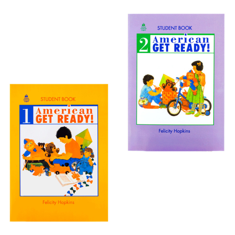 کتاب American Get Ready  اثر Felicity Hopkins انتشارات Oxford جلد1و2