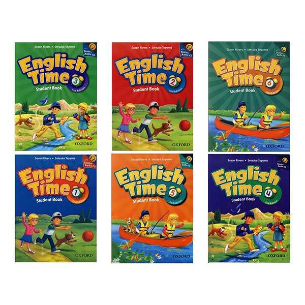 کتاب English Time اثر Susan River and Setsoko Toyama نشر ابداع 6 جلدی