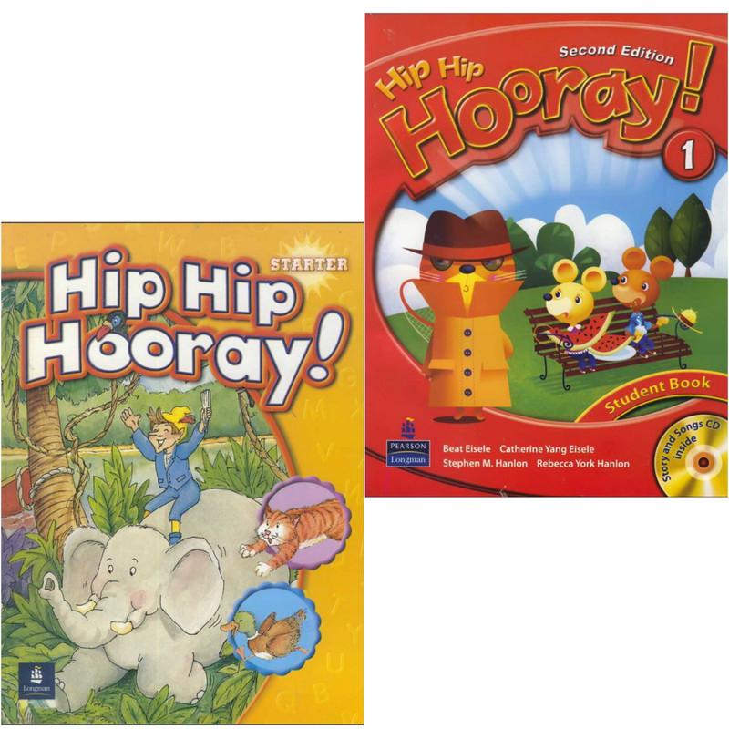 کتاب Hip Hip Hooray اثر جمعی از نویسندگان انتشارات Longman دو جلدی