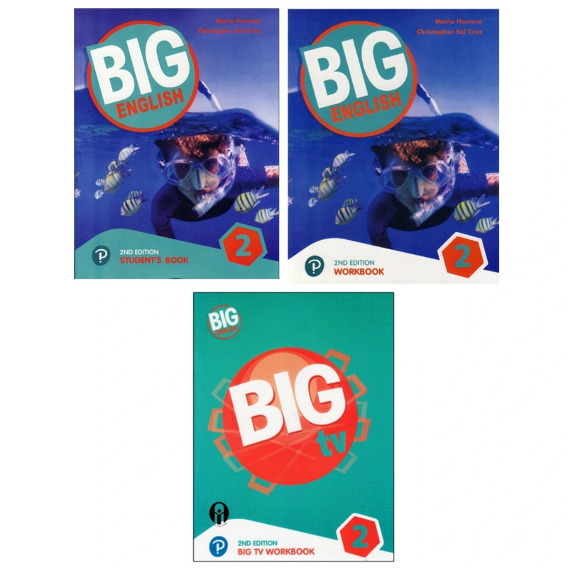 کتاب Big English 2 اثر Mario Herrera و Christopher Sol Cruz انتشارات الوندپویان مجموعه 3 جلدی 