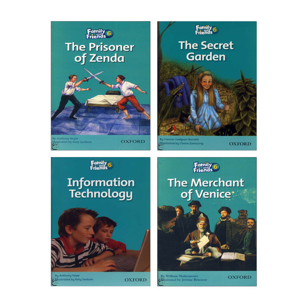 کتاب Family and Friends 6 Readers Book اثر جمعی از نویسندگان انتشارات ابداع 4 جلدی