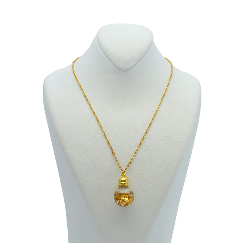 گردنبند زنانه آلتین هنر مدل گوی براده زنگوله ای