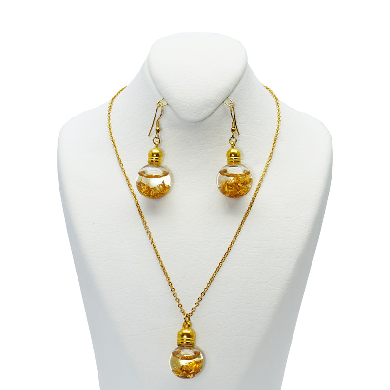 نیم ست زنانه آلتین هنر مدل براده گوی زنگوله ای