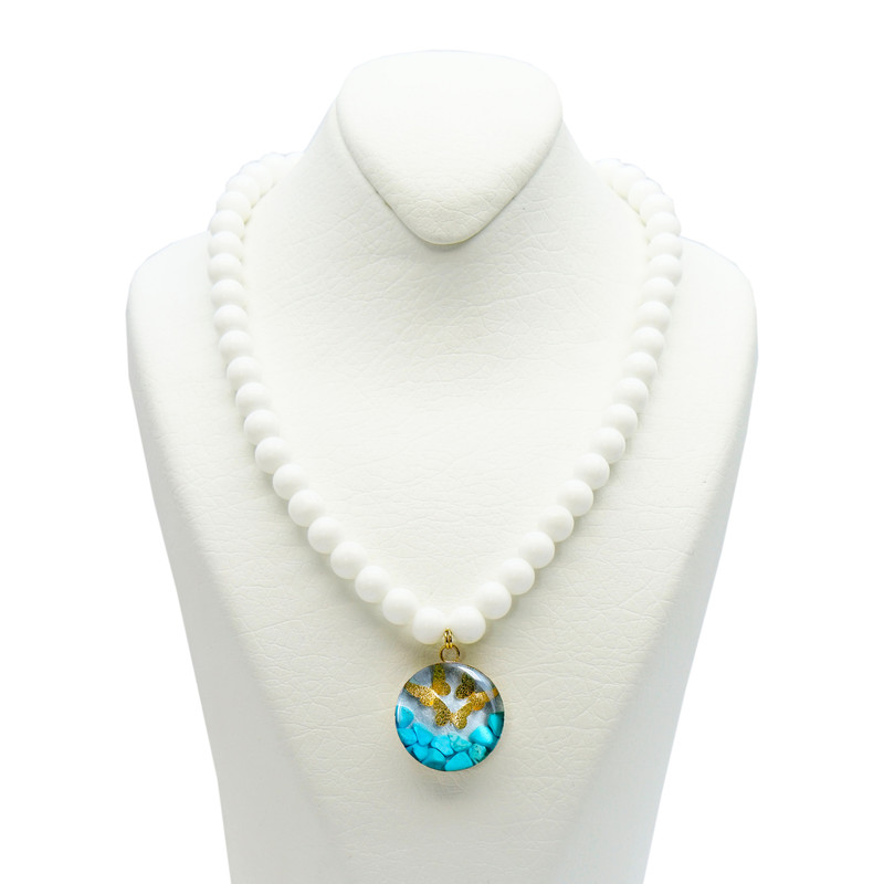 گردنبند زنانه آلتین هنر مدل سه پروانه