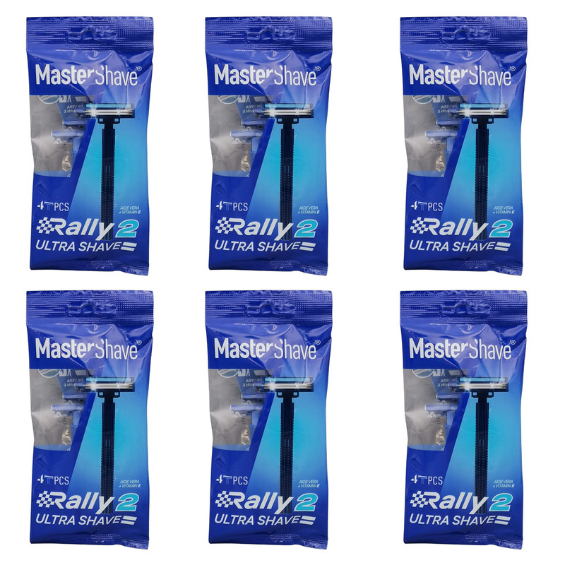 خود تراش مسترشیو مدل رالی شش بسته 4 عددی