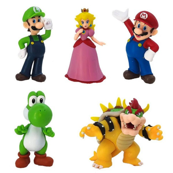 فیگور مدل ماریو کد 100193 بسته 5 عددی 