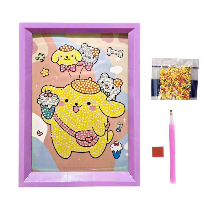 بازی آموزشی مدل ساخت تابلو نقاشی الماسی قاب دار  کد 090