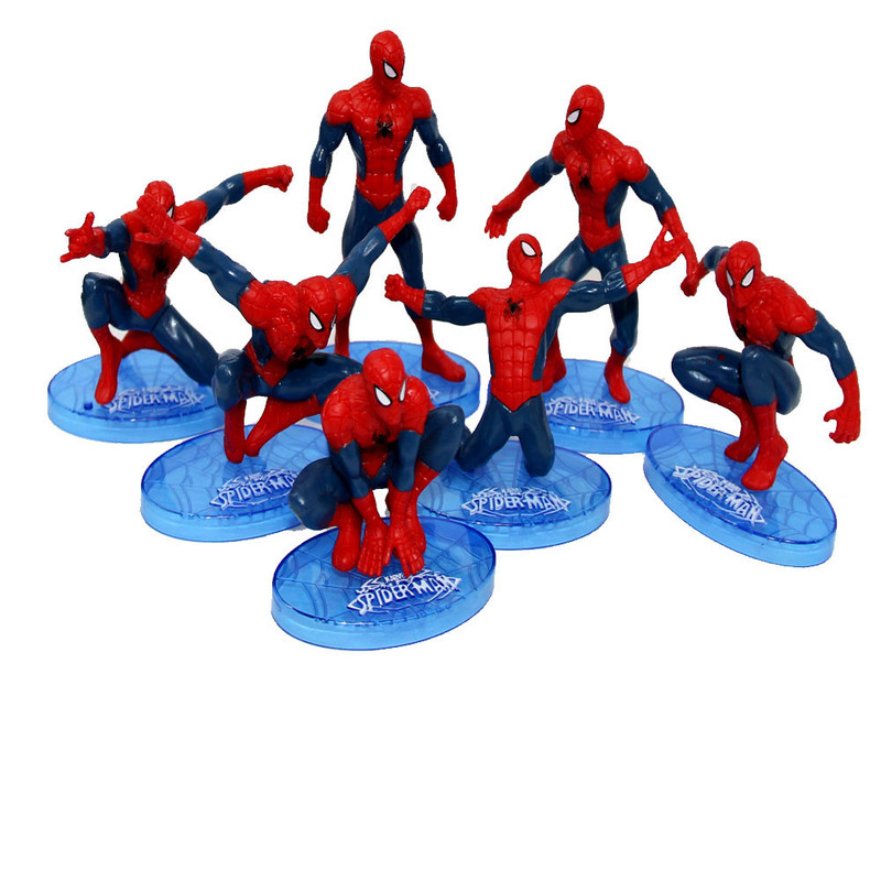اکشن فیگور طرح اسپایدرمن مدل Cms مجموعه 7 عددی