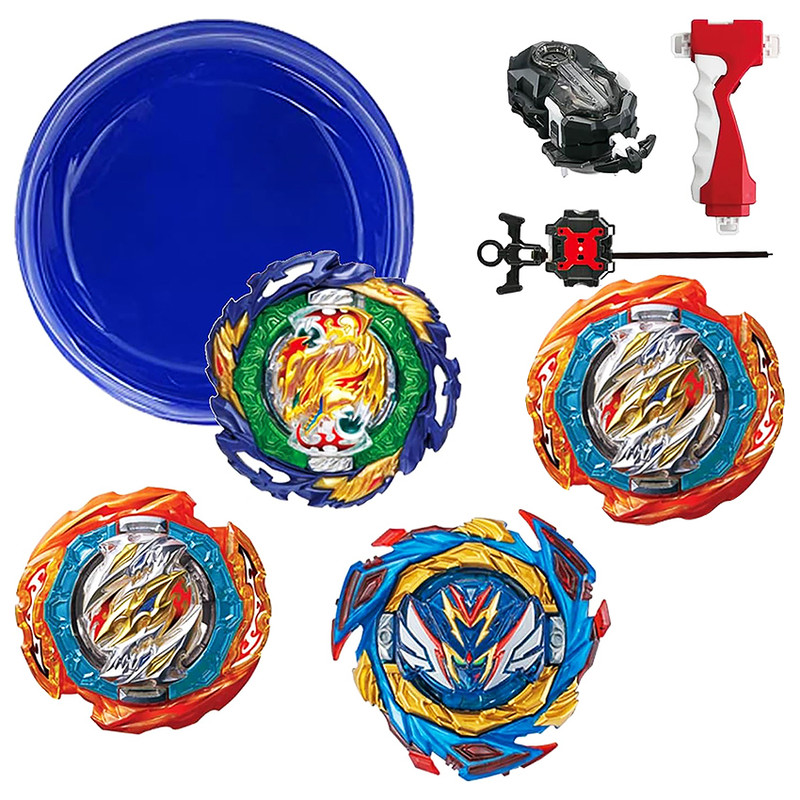 فرفره مدل انفجاری ام کیو طرح دو لانچر همراه با زمین بازی مجموعه 8 عددی کد 1854/2