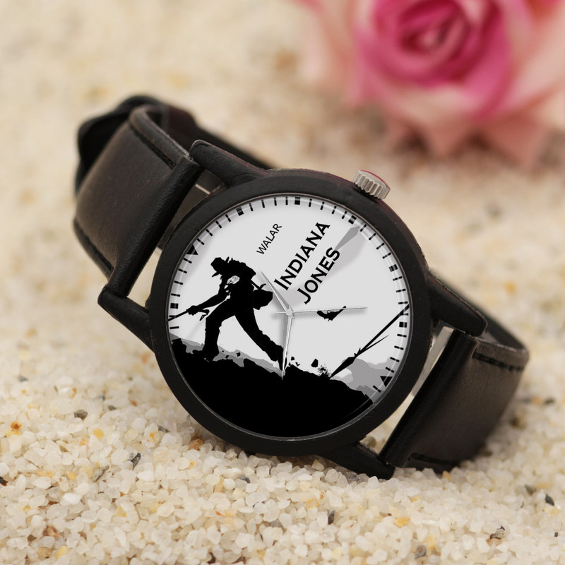 ساعت مچی عقربه ای مردانه والار طرح ایندیانا جونز کد LF2296