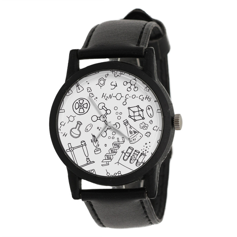 ساعت مچی عقربه ای طرح شیمی مدل LF1270