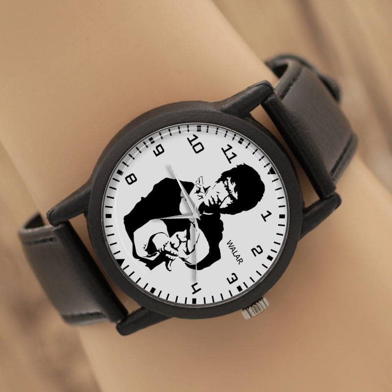 ساعت مچی عقربه ای والار طرح بروسلی کد LF2287