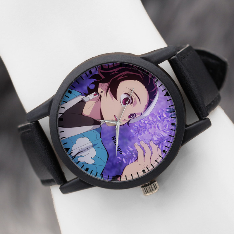 ساعت مچی عقربه ای ناکسیگو مدل انیمه Demon Slayer کد LF6844