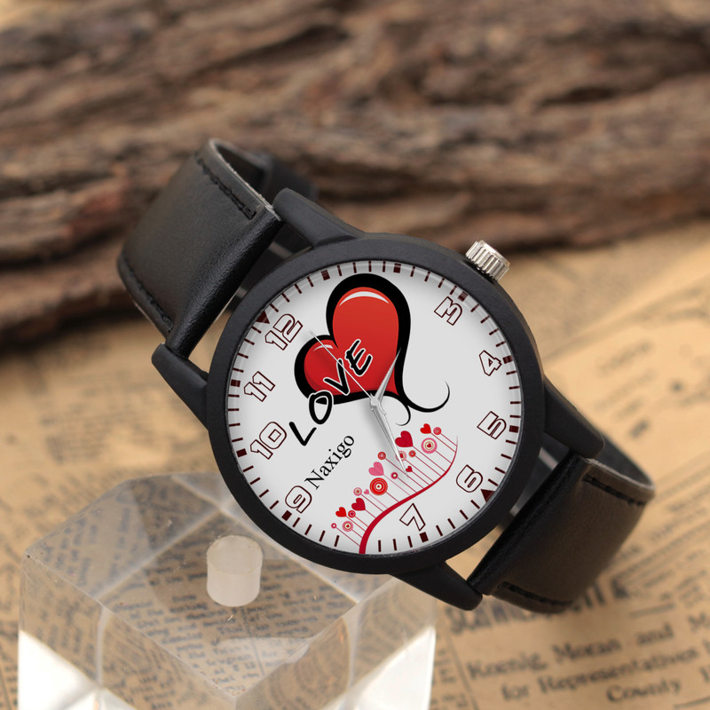 ساعت مچی عقربه ای زنانه ناکسیگو طرح Love کد LF3311