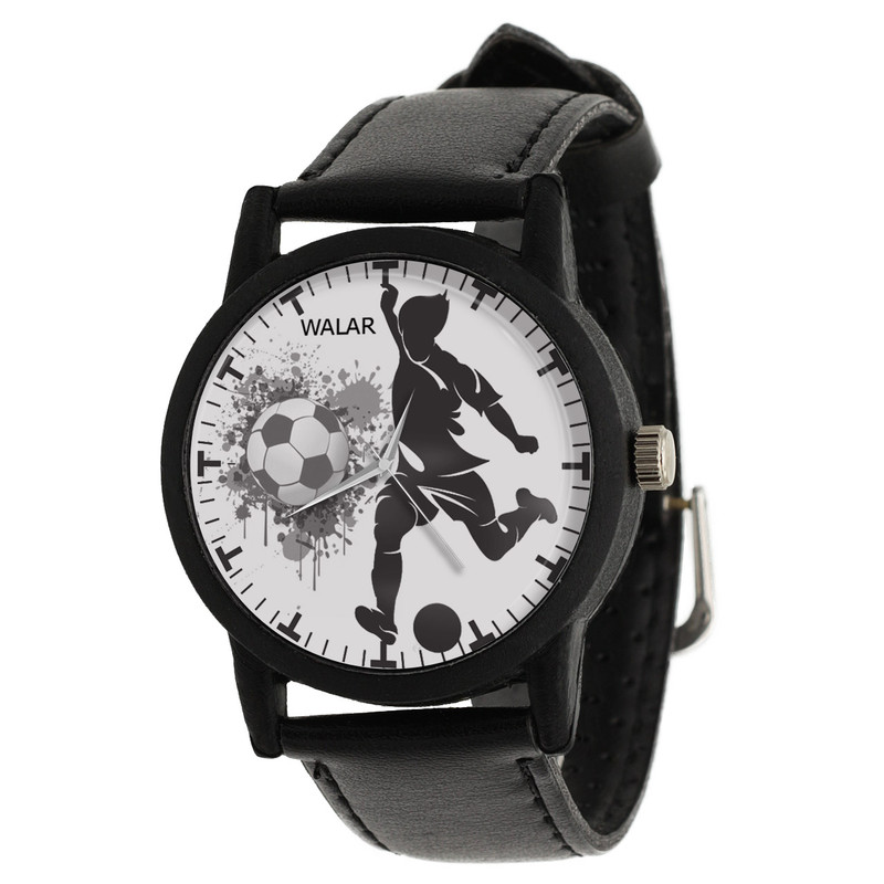 ساعت مچی عقربه ای مردانه والار طرح فوتبالیست کد LF2681