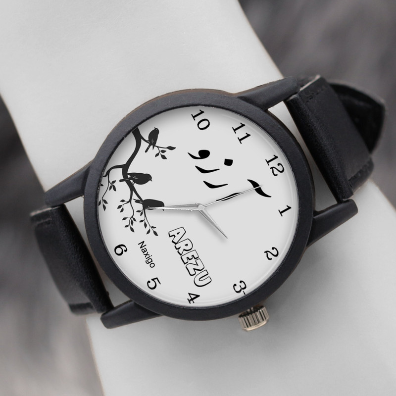 ساعت مچی عقربه ای زنانه ناکسیگو طرح آرزو کد LF3385