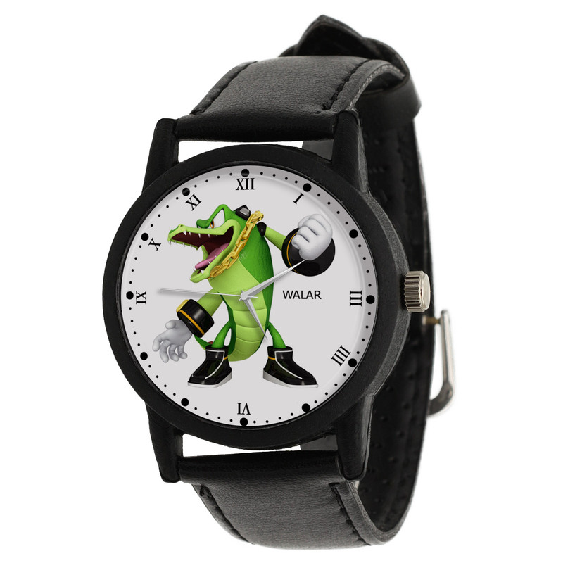 ساعت مچی عقربه ای والار طرح وکتور کروکودیل کد LF2452