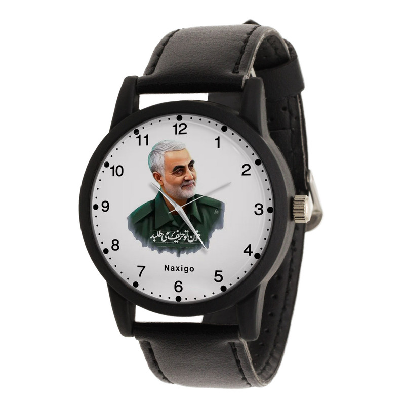 ساعت مچی عقربه ای ناکسیگو مدل سردار سلیمانی کد LF12613