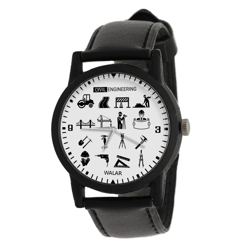 ساعت مچی عقربه ای والار طرح مهندسی عمران کد LF2600